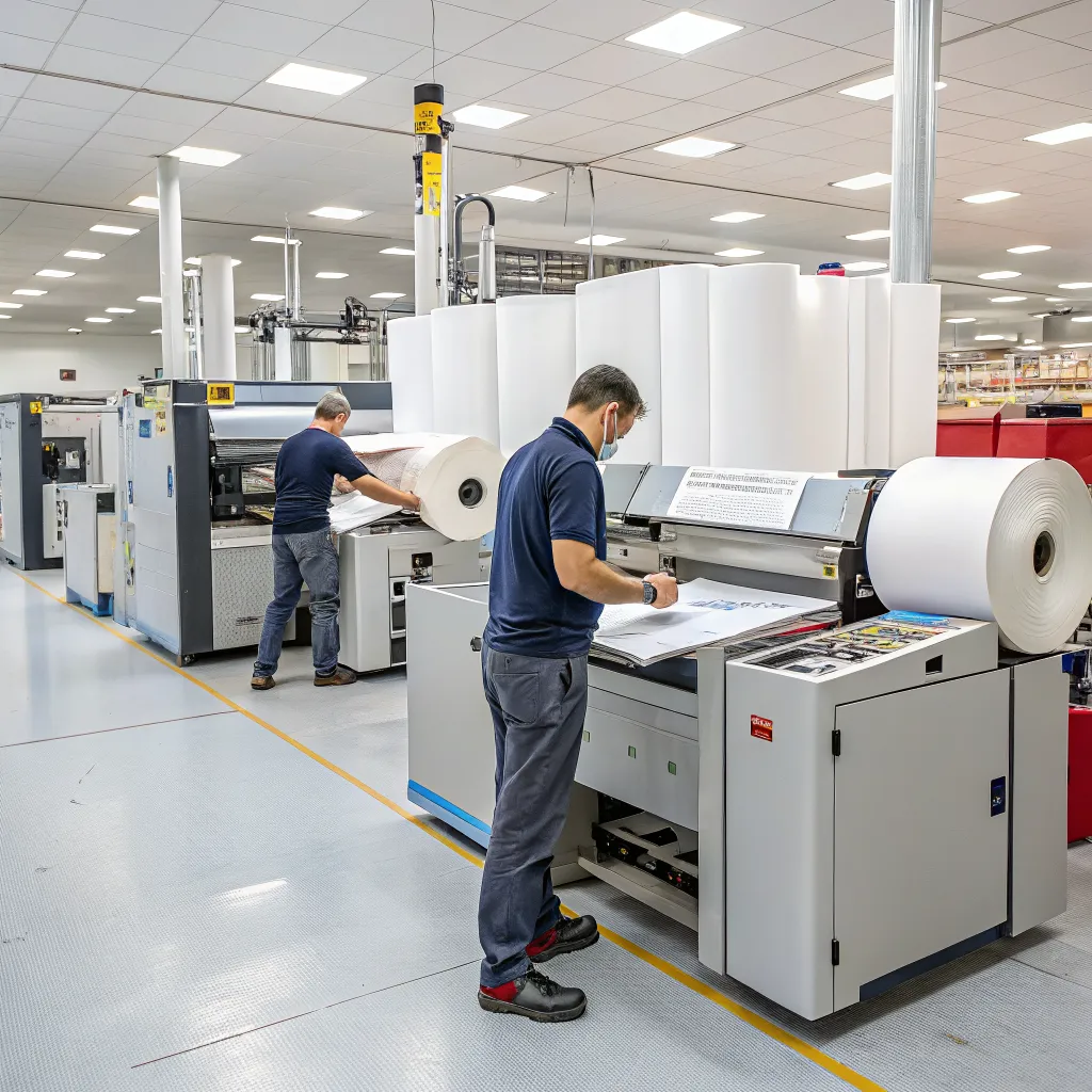 Printing production facility